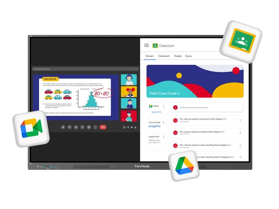 Màn Hình Tương Tác 86 inch IFP8634 ViewSonic - Màn Hình Cho Giáo Dục